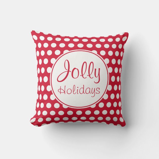 Jolly Holidays Pillow (Front)