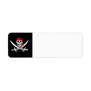 Jolly Jack Pirate Address Label
