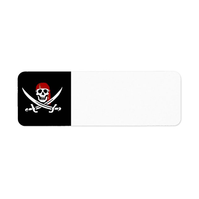 Jolly Jack Pirate Address Label (Front)