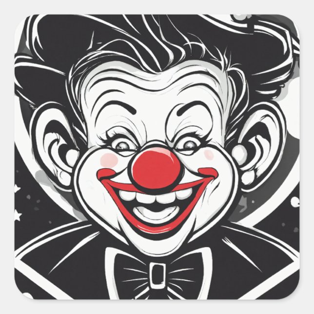 "Jolly Joker: Hilarious Sticker for Maximum Laughs (Front)