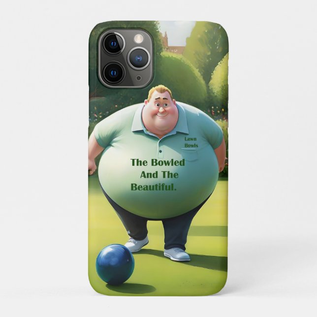 Jolly Lawn Bowler Man, Case-Mate iPhone Case (Back)