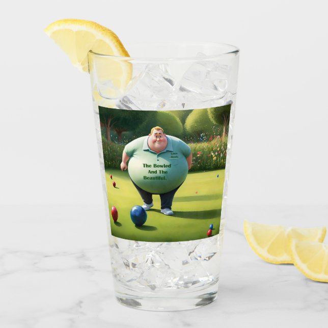 Jolly Lawn Bowler Man, Glass (Front Ice)