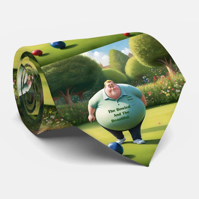 Jolly Lawn Bowler Man,  Tie (Rolled)