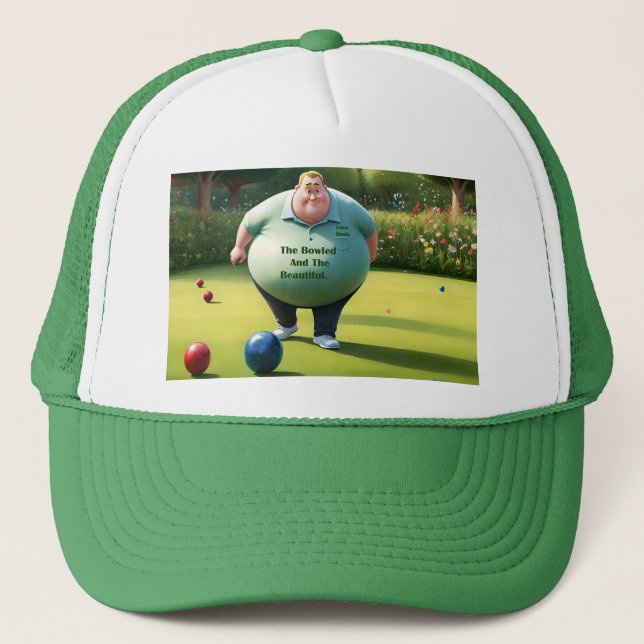 Jolly Lawn Bowler Man, Trucker Hat (Front)