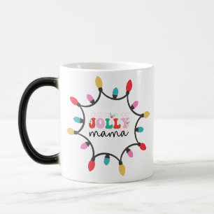 Jolly mama- chritmas light magic mug