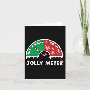 Jolly Metre Bah Humbug To Ho Ho Ho Anti Christmas  Card
