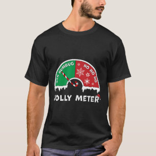 Jolly Metre Bah Humbug To Ho Ho Ho Anti Christmas  T-Shirt