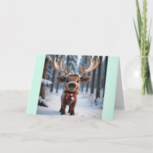 Jolly Moose Holiday Card