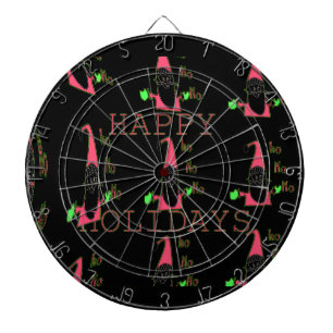 Jolly Mouse Santa: A Fun Holiday Illustration. Dartboard