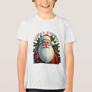 Jolly Old Saint Nick - Santa's Favourite Tri-Blend Shirt