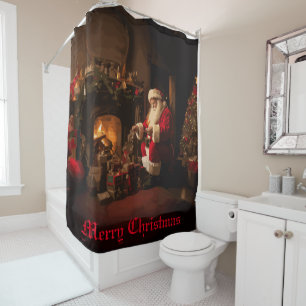 Jolly Old Saint Nick Shower Curtain