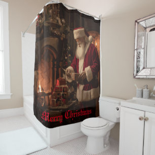Jolly Old Saint Nick Shower Curtain