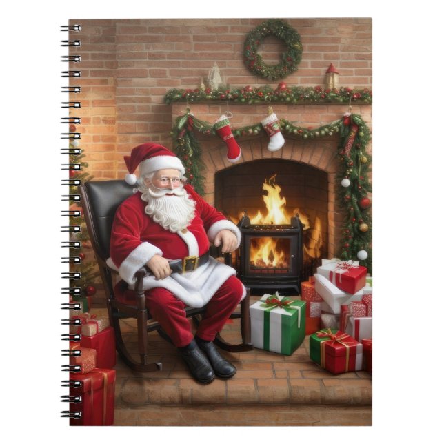Jolly Old Santa Claus Notebook (Front)