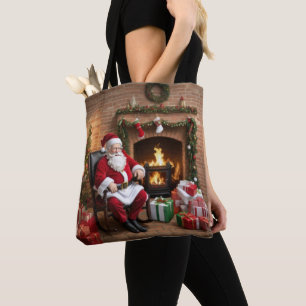 Jolly Old Santa Claus Tote Bag