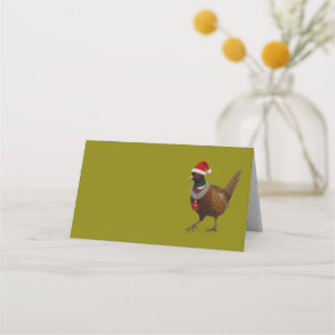 Jolly Pheasant Table Place Cards