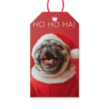 Jolly Pug Gift Tag