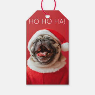 Jolly Pug Gift Tag