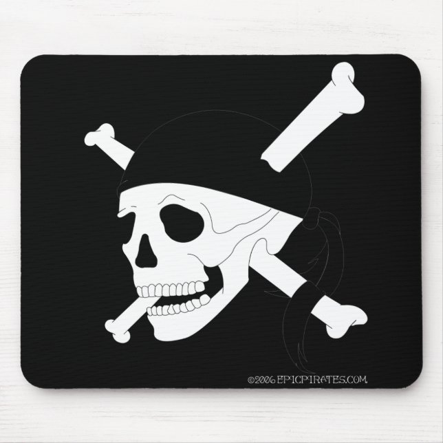 Jolly Roger #1 Mouse Mat (Front)