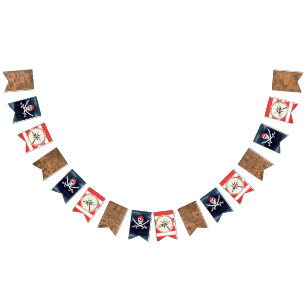 Jolly Roger Birthday Party Pirate Bunting