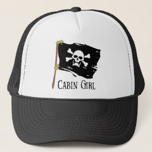 Jolly Roger Cabin Girl Trucker Hat