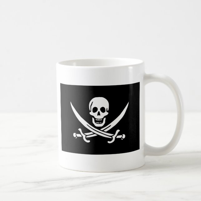 jolly roger coffee mug (Right)