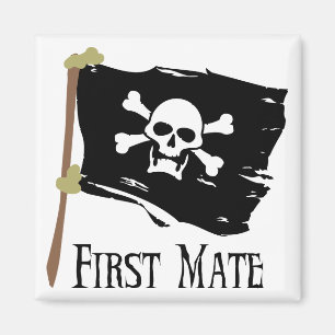 Jolly Roger First Mate Magnet