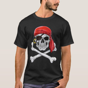 Jolly Roger Flag Skull Crossbones T shirt Pirate S