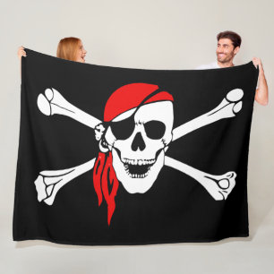 JOLLY ROGER FLEECE BLANKET