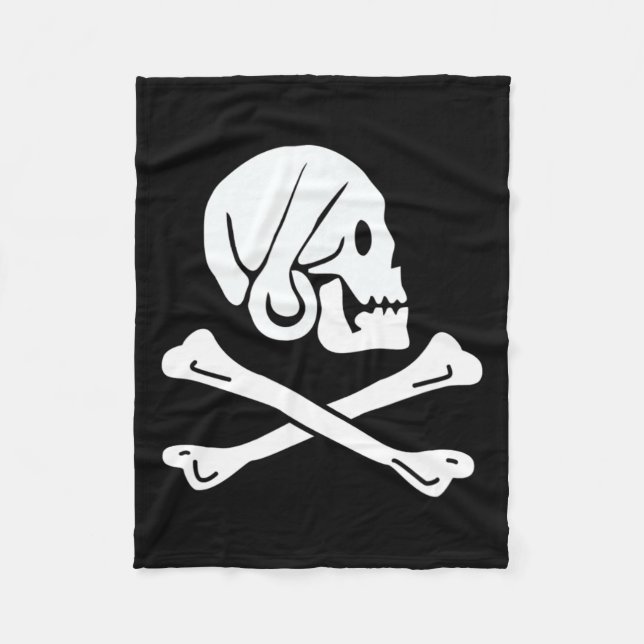 Jolly Roger Henry Every Pirate Flag  Fleece Blanket (Front)