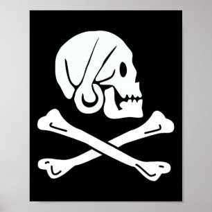 Jolly Roger Henry Every Pirate Flag  Poster