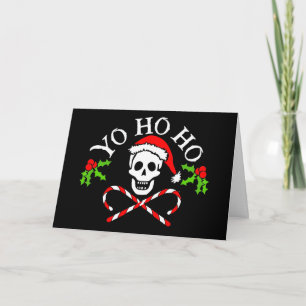 Jolly Roger Holiday Greeting Card
