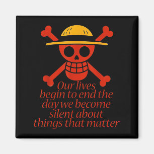 Jolly Roger Our Lives Things that Matter Magnet