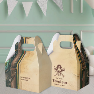 Jolly Roger Pirate Birthday Party Favour Box