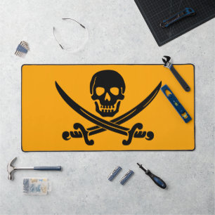 Jolly Roger Pirate Desk Mat