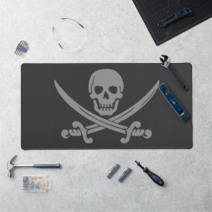 Jolly Roger Pirate Desk Mat