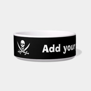 Jolly roger pirate flag bowl