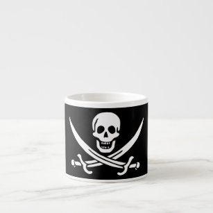Jolly Roger Pirate Flag Espresso Cup