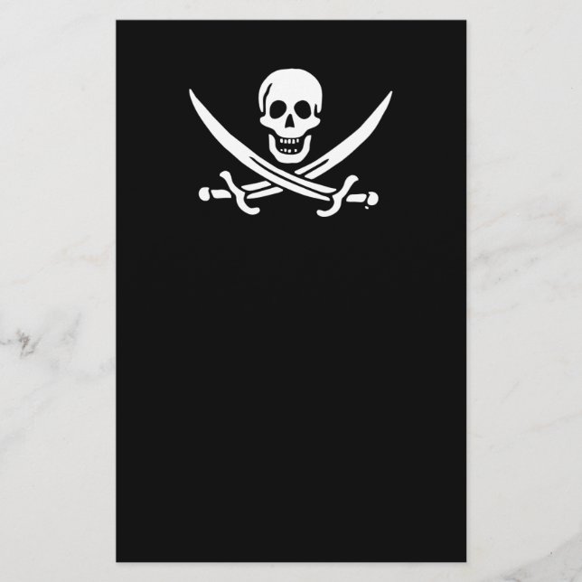 Jolly roger pirate flag flyer (Front)