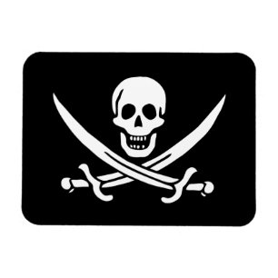Jolly Roger Pirate Flag Magnet
