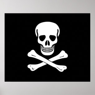 Jolly Roger Pirate Flag Poster
