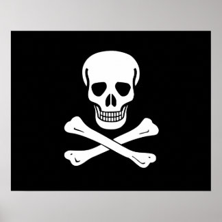 Jolly Roger Pirate Flag Poster