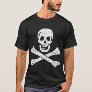JOLLY ROGER PIRATE FLAG SKULL & CROSS BONES SAM BE T-Shirt