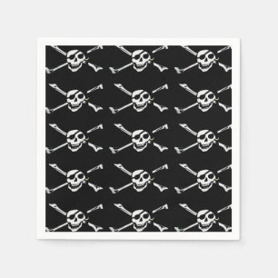 Jolly Roger Pirate Skull Napkins