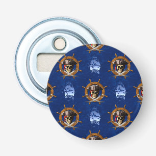 Jolly Roger Pirate Wheel Bottle Opener