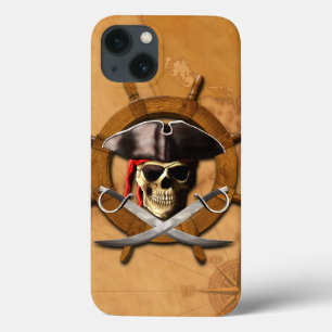 Jolly Roger Pirate Wheel iPhone 13 Case
