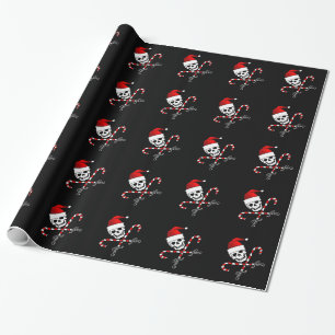 Jolly Roger Santa Wrapping Paper