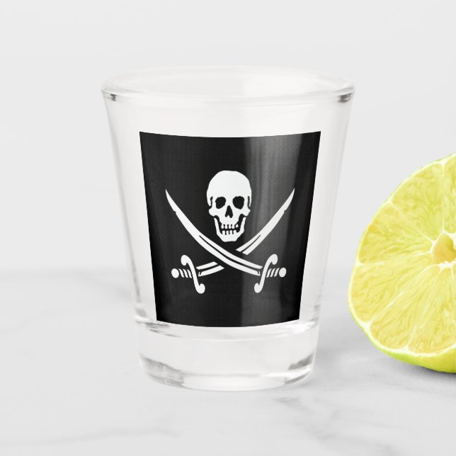 Jolly Roger Shot Glass (Front)