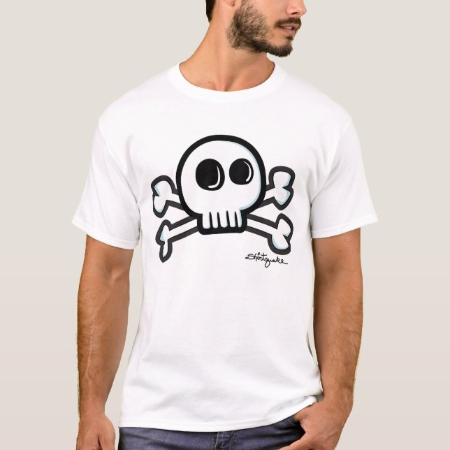Jolly Roger - Skull And Bones T-Shirt (Front)