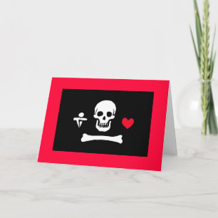 Jolly Roger Valentine Holiday Card