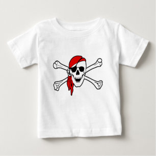 Jolly roger with red bandana baby T-Shirt